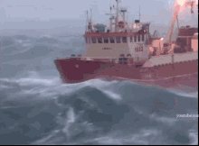 Boat Storm GIF