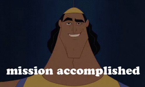 Kronk Mission Accomplished GIF