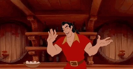 beauty and the beast gaston...