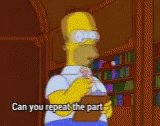 Homer Simpson Can You Repeat That GIF