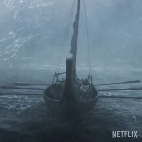 Raging Sea Vikings Valhalla GIF