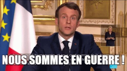 Macron Guerre GIF