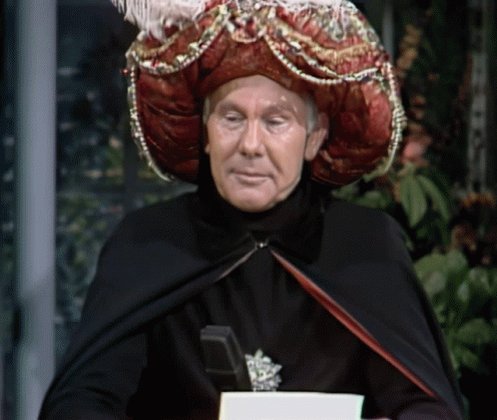 Carnac The Magnificent Johnny Carson GIF