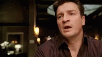 Nathan Fillion Umm GIF