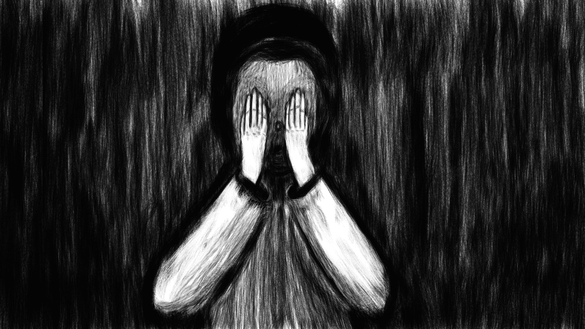 Грустные рисунки