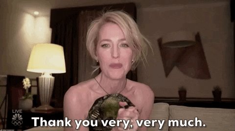 Gillian Anderson Thank You ...