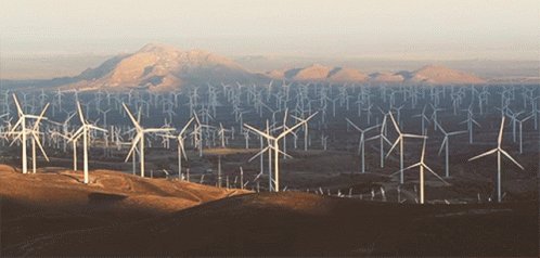 風力發電 Wind Power GIF