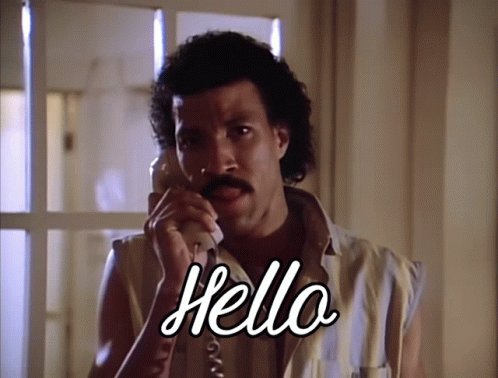 Hello Lionel Richie GIF