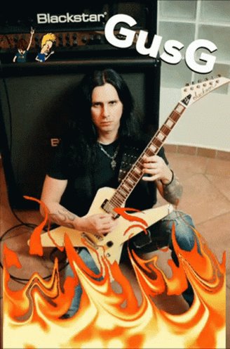 HAPPY 42ND BIRTHDAY    TO FIREWIND GUITARIST GUS G 