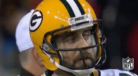 Frustrated Green Bay Packer...