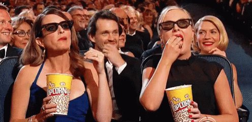Front Row Seats For The Drama GIF