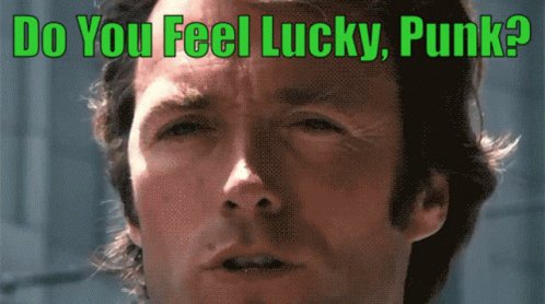 Do You Feel Lucky Punk GIF