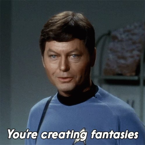 Youre Creating Fantasies Leonard Mccoy GIF