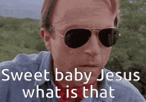 Sweet Baby Jesus What Is That GIF
