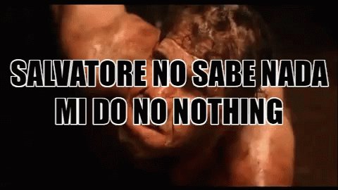 Salvatore No Sabe Nada Mi Do No Nothing GIF