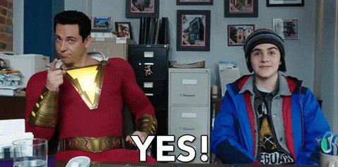 Zachary Levi GIF by SHAZAM!...