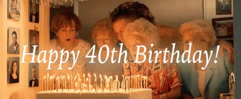 40th Birthday GIF