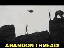 Abandon Thread Run Away GIF