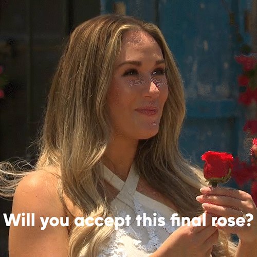 The Bachelorette on Twitter "The final rose was accepted, but were the