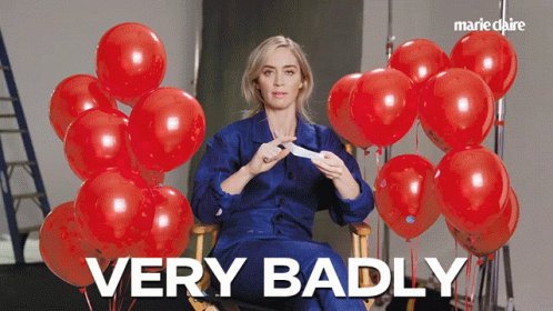 Very Badly Emily Blunt GIF