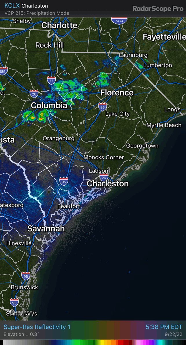 Charleston Weather on Twitter "Cold front’s on the way. Some showers