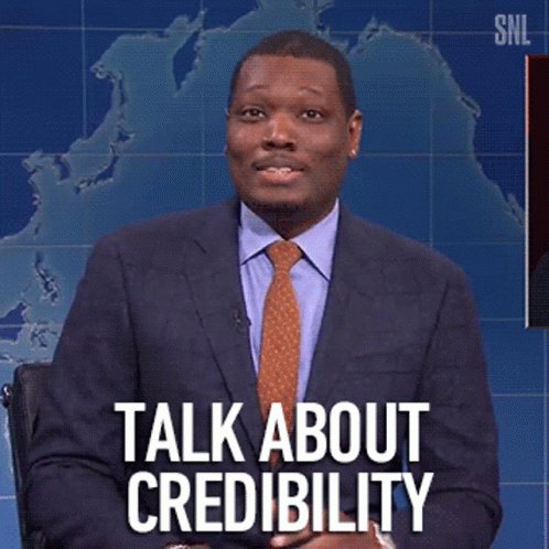 Talk About Credibility Michael Che GIF