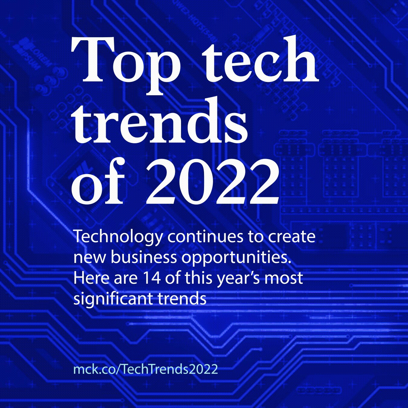 McKinsey & Company on Twitter: "What are the technological trends that