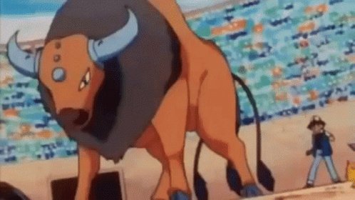 Tauros Pokémon Tauros GIF