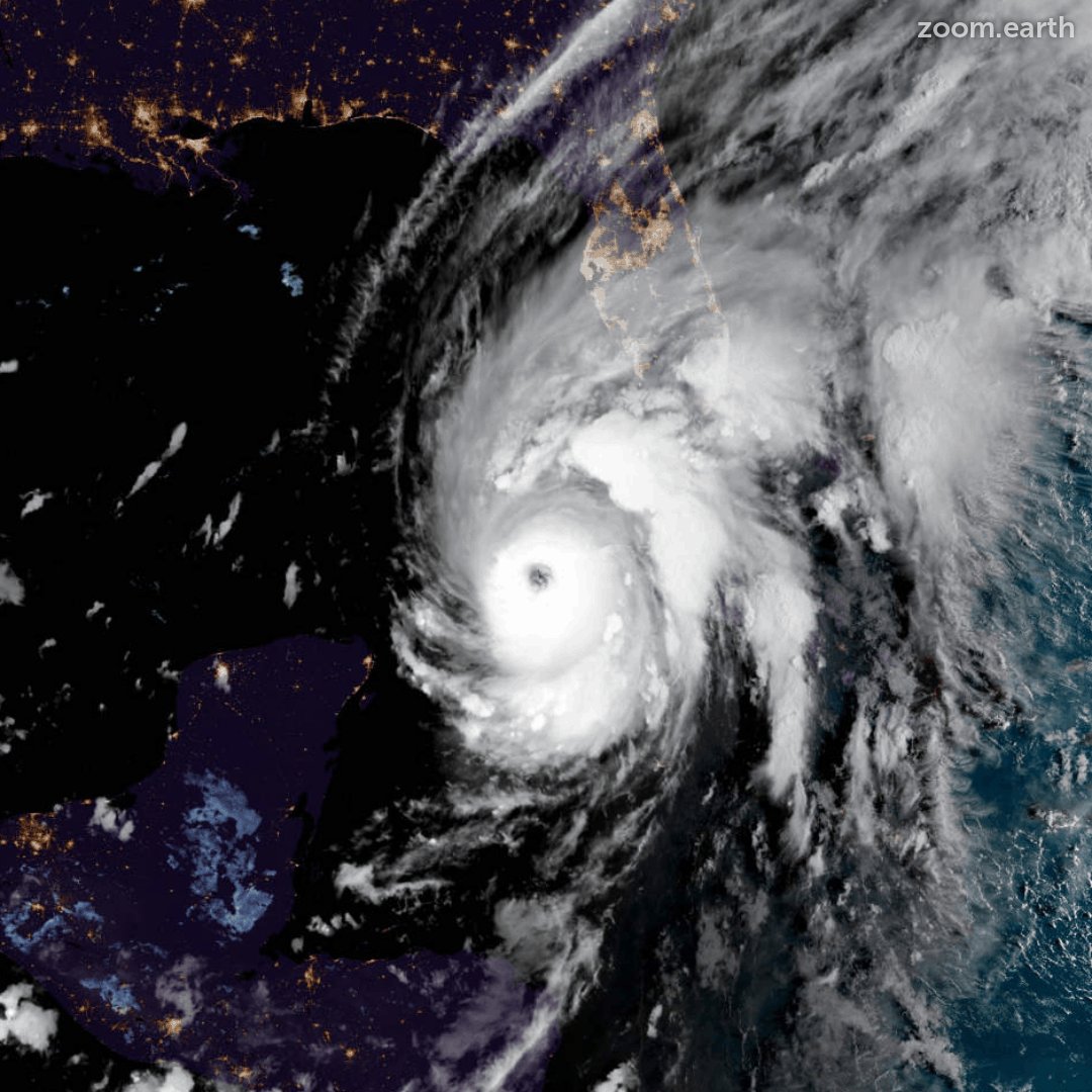 Zoom Earth on Twitter "First light on Major Hurricane Ian https//t
