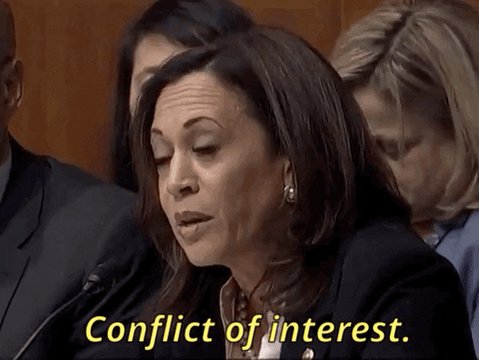 Kamala Harris Hearing GIF b...