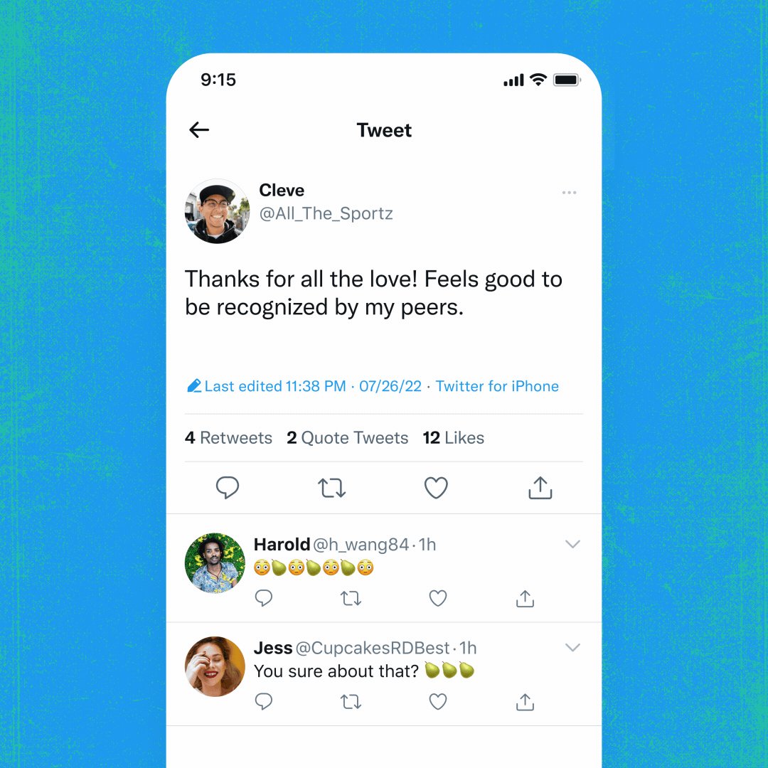 Twitter Blue on Twitter "plus, a version history is available on every