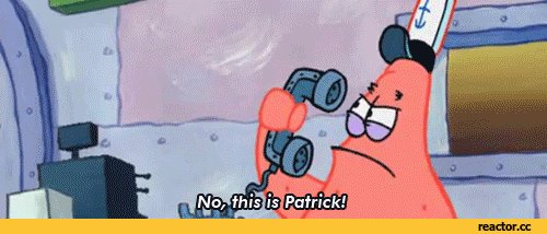  Today, we\re calling Patrick....NOT the Krusty Krab.

Happy Birthday Bill Fagerbakke! 