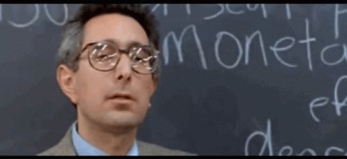 Gif from Ferris Bueller's Day Off. Ben Stein "Voodoo ec