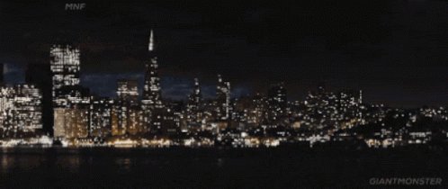 City Lights Lights Off GIF