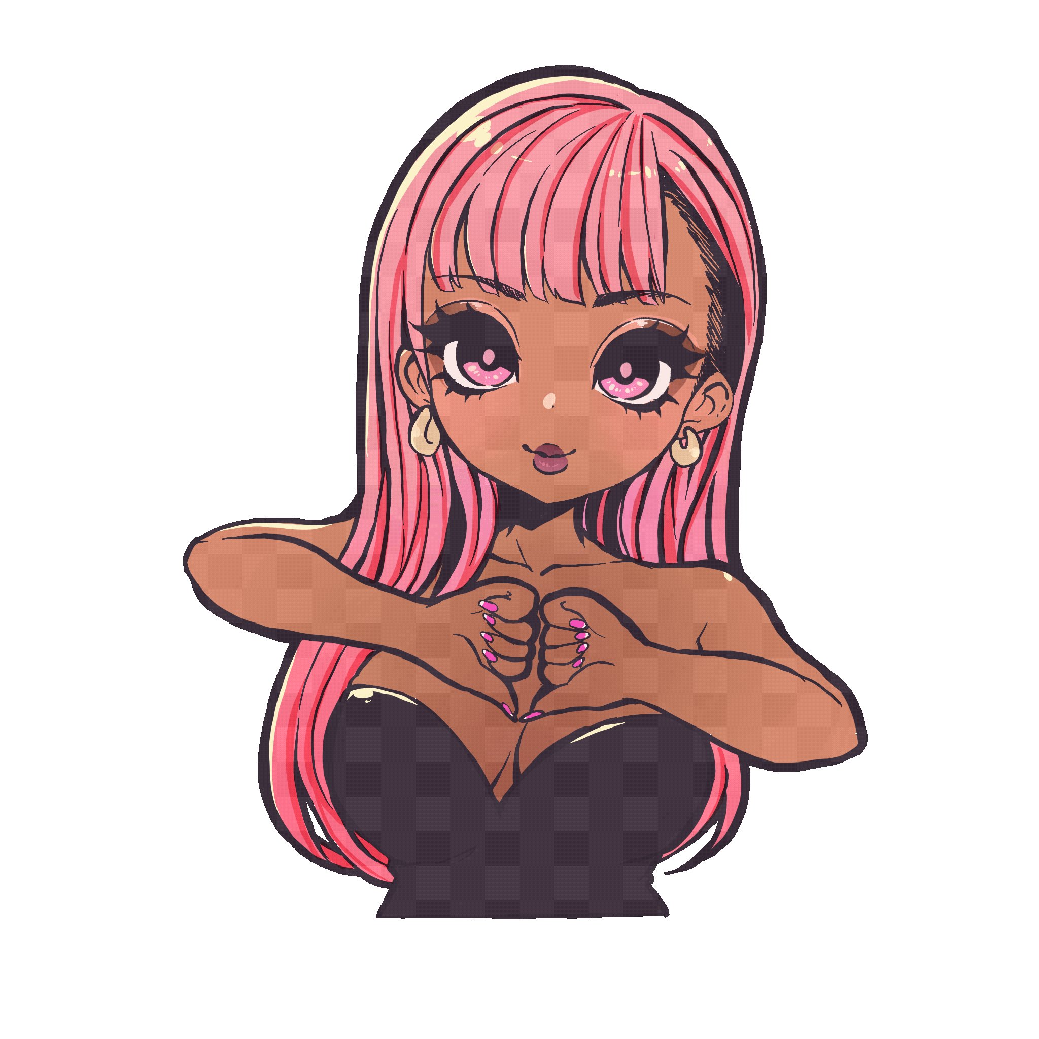 gif 黒ギャル  / X