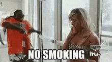 No Damn Smoking Ya Here No Smoking GIF