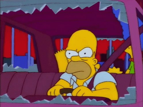 Homer Stressed GIF