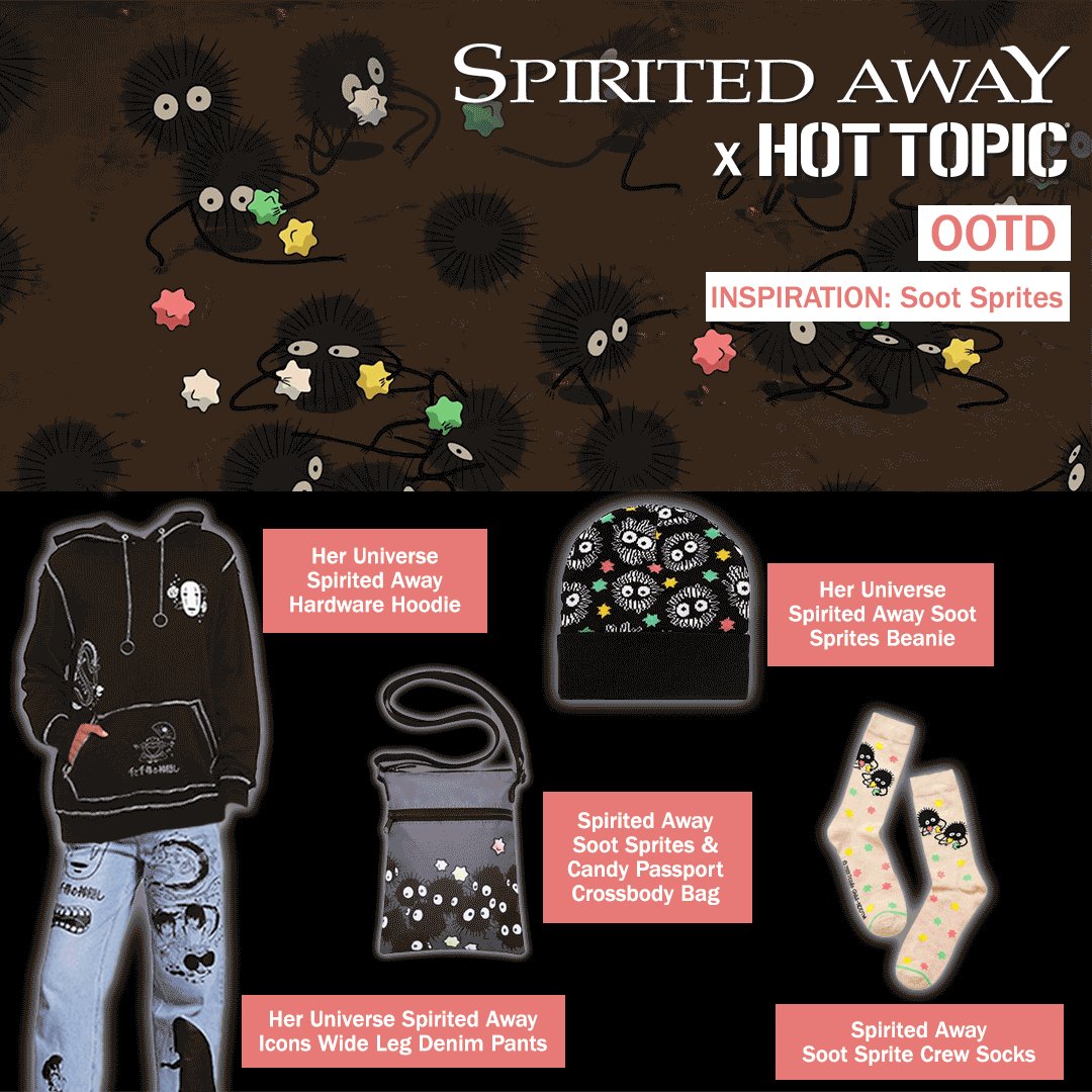 GKIDS Films on Twitter "Get a spritely look with our HotTopic OOTD inspired by SPIRITED AWAY