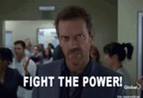 Fight The Power House GIF