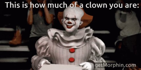 Clown Pennywise GIF