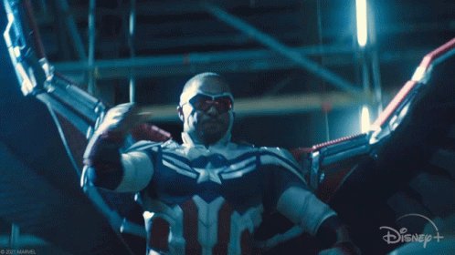 Im Here Sam Wilson GIF