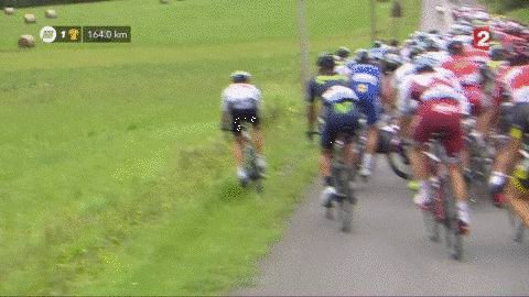 tour de france crash GIF by...