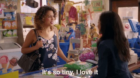 tiny i love it GIF by Kim's...