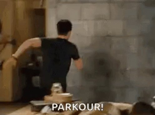 Parkour New Girl GIF