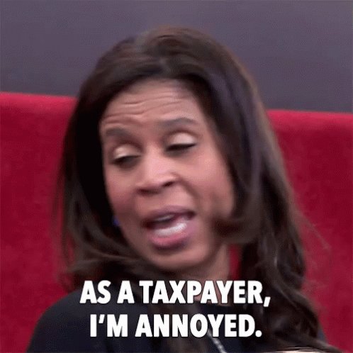 Annoyed Taxpayer GIF
