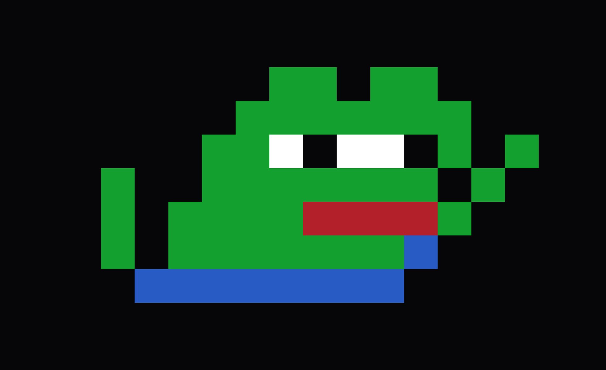 Пиксельный Пепе танцует