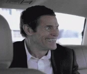 Willem Dafoe Laugh GIF