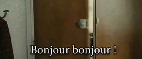 Bonjour Hi GIF