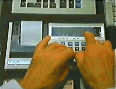 Calculadora Calculando GIF