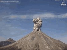 Volcano Eruption GIF